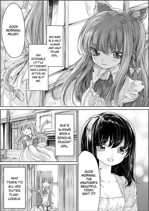 Nekomimi maid-san to ojou-sama