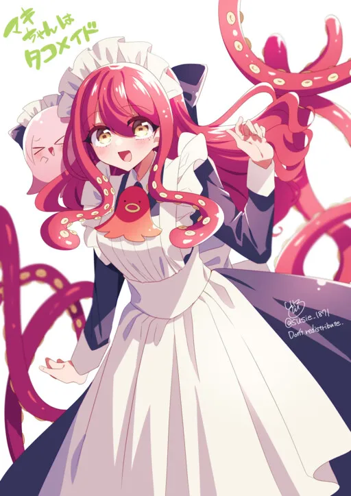 Maki-chan is an octopus maid