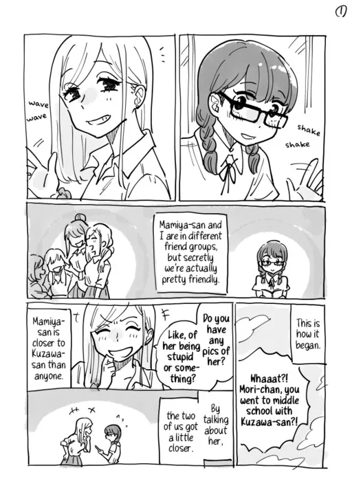 It's Gyaru × Gyaru Yuri.