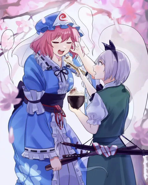 TOUHOU - Today's menu for lady Yuyuko