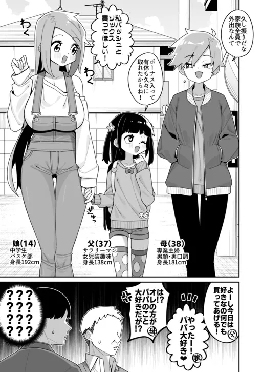 A Family that confuses Passerbyers