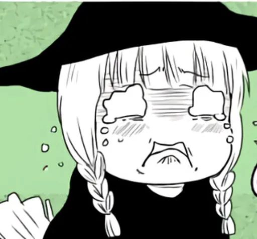 Little Witch Tries to Fly With a Broom